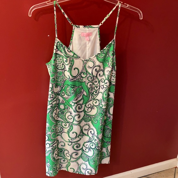 Lilly Pulitzer Dresses & Skirts - Lily Pulitzer Silk Lined Racerback Dusk Dress